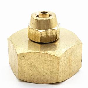 3/4-Inch Female Garden Hose by 1/4-Inch Compression Brass Adapter 3/4-Inch Female Garden Hose by 1/4-Inch Compression Brass Adapter